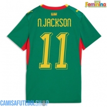 Camisa de time de futebol Senegal Nicolas Jackson #11 Replicas 2º Equipamento Feminina Mundo 2026 Manga Curta